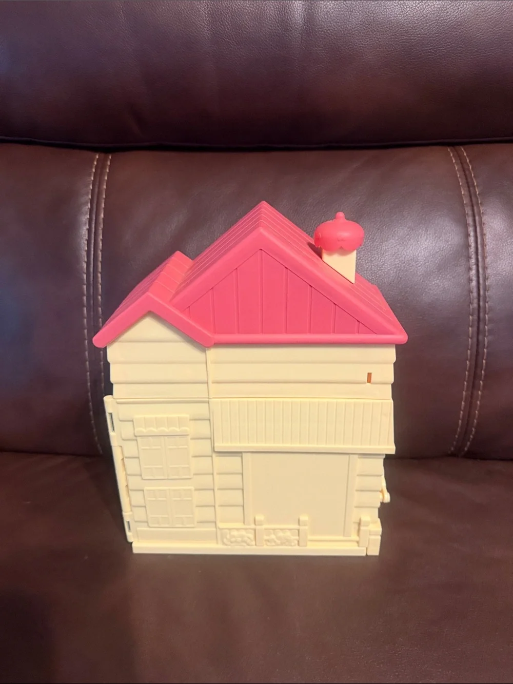 Play Time Foldable Playhouse Toy - Pink & Cream Pretend Play Set